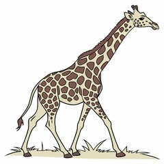 Naklejka premium giraffe Illustrations and artwork