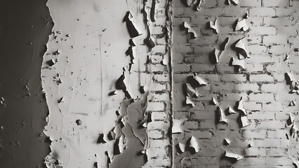 Grunge dirty paint wall white background