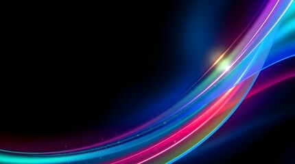 Dark blue background with abstract graphic elements for presentation background design.