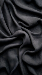 Obraz premium Dark Draped Fabric Texture Background