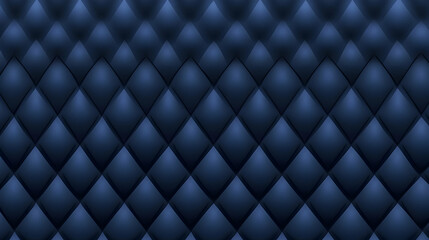 Obraz premium Dark Blue 3D Diamond Pattern Background