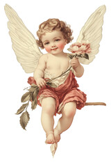 Fototapeta premium angel with wings