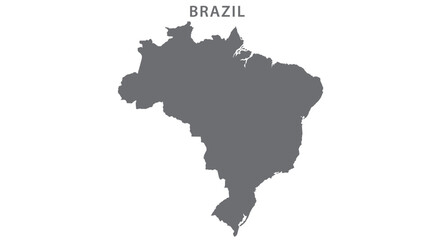 Fototapeta premium Brazil Map