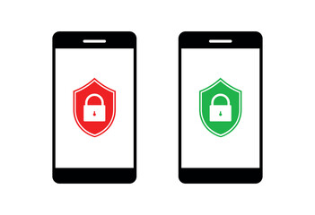 Secure Protected Smartphone: Protected with a Lock and Shield