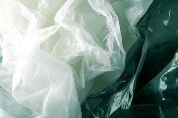 Obraz premium Plastic Waste: A Visual Representation of Environmental Crisis