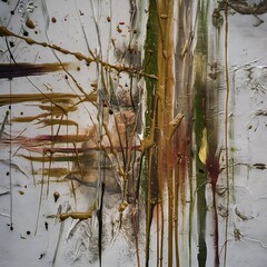 Grunge dirty paint wall white background