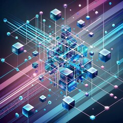 Fototapeta premium technology background