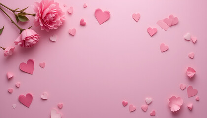 pink rose petals | valentine flowers| valentine's day 