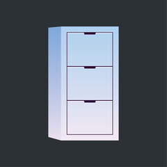 illustration of a refrigerator