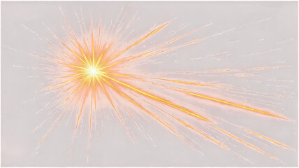 Obraz premium Bright_glowing_orange_and_yellow_starburst