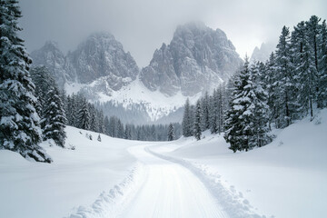 Fototapeta premium Tyrol In Winter