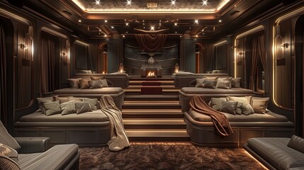 luxury cinema room