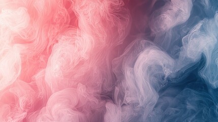 Fototapeta premium Abstract swirling paint, coral-teal, dark background, design element