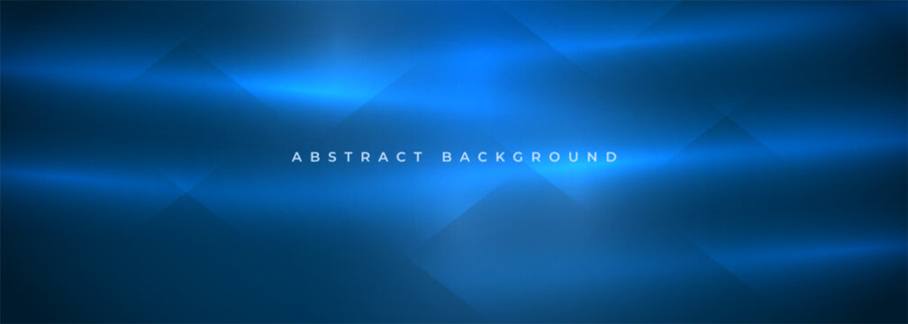 Abstract blue background with geometric dynamic glowing diagonal lines. Modern trandy abstract blue background for business, corporate, brochure, banner, cover or poster. Vector illustration