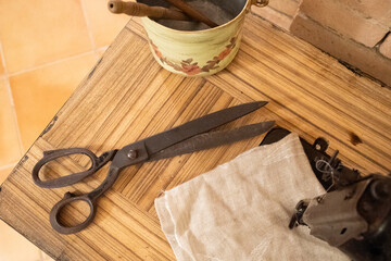 Vecchie forbici da sarta