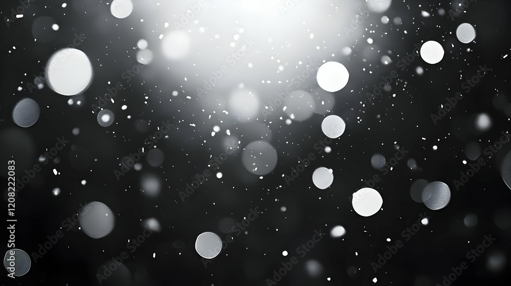 Poster abstract background image: monochromatic bokeh