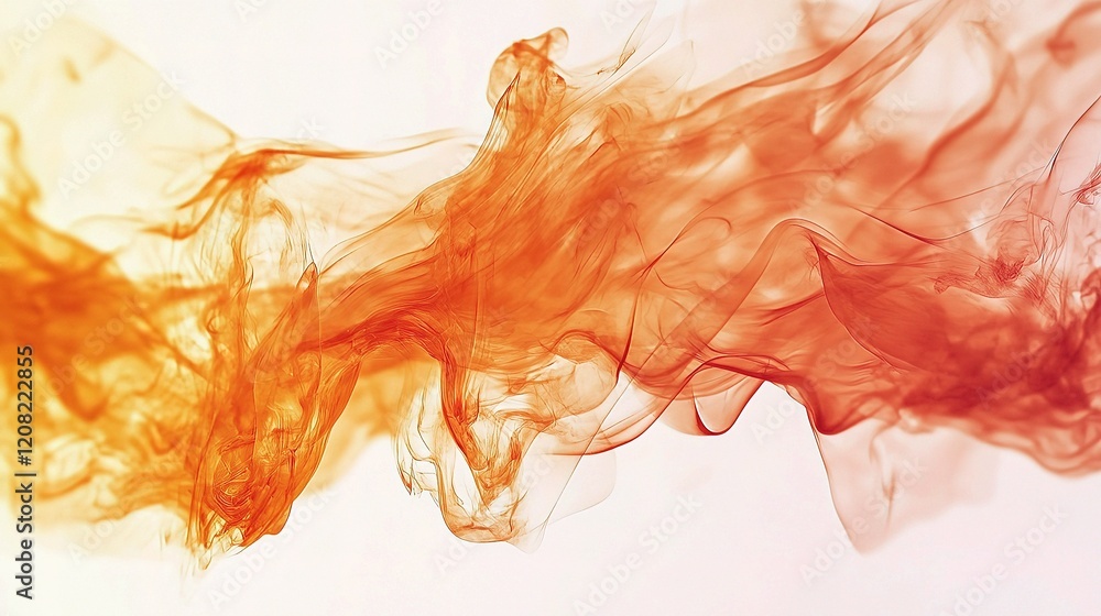 Poster realistic flames with dynamic movement and isolated effects