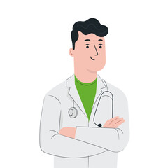 Fototapeta premium doctor with stethoscope