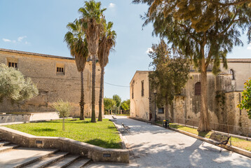 Fototapeta premium View of the Ancient Ibleo Garden in Ragusa Ibla, Sicily, Italy