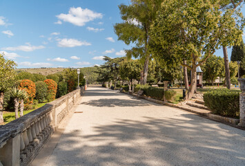 View of the Ancient Ibleo Garden in Ragusa Ibla, Sicily, Italy