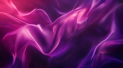 Obraz premium A mesmerizing swirl of silk drapery in vibrant purple and pink hues, creating a dreamy and ethereal atmosphere.