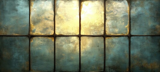 Naklejka premium The Blurred Windowpane, Depersonalization/Derealization Disorder