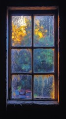 Fototapeta premium The Blurred Windowpane, Depersonalization/Derealization Disorder