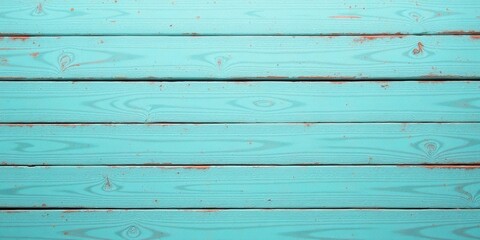 Obraz premium Rustic Aqua Blue Wood Planks Background Texture for Design Projects