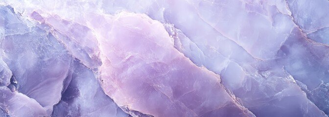 Obraz premium Ethereal lavender marble with dreamy hazy veins. Very wide background