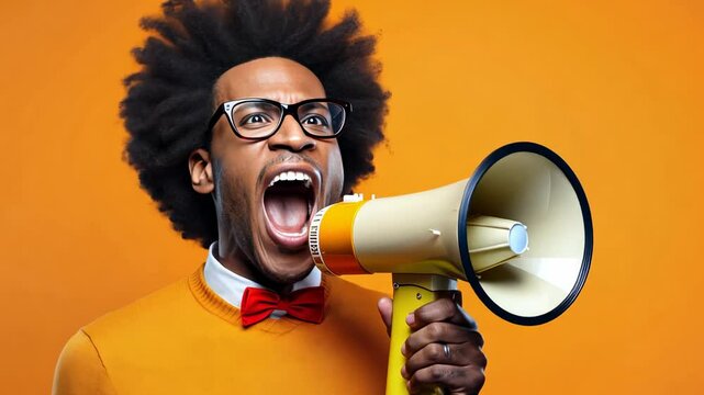 The Man with Megaphone