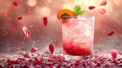 Refreshing Summer Cocktail: A Burst of Flavor and Color