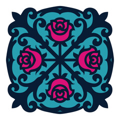Ornate Vector Design for Decorative Use