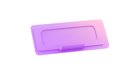 Purple Modern Minimalist Label Design Element for Branding and Marketing