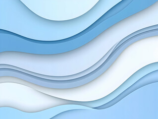 Obraz premium Abstract Blue Wave Background Illustration