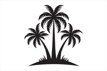 palm tree silhouette 