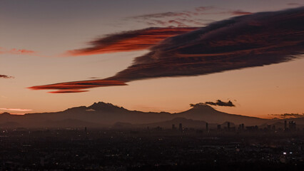 skyline de la ciudad de mexico