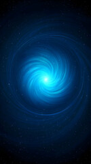 Fototapeta premium Abstract Blue Vortex Background