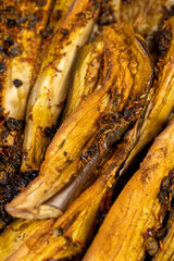 delicious dish of soft baked eggplant with lots of spices