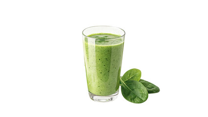 Healthy green smoothie with spinach