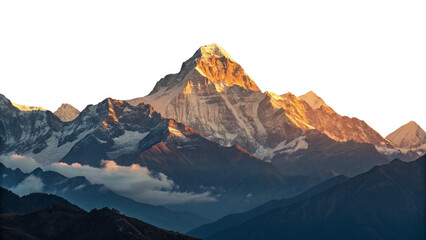 Mountain landscape at sunrise