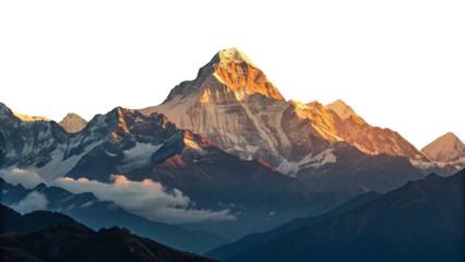 Mountain landscape at sunrise