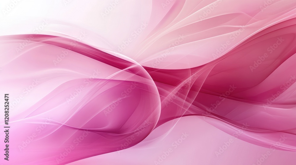 Poster soft pink abstract smoke waves flowing gracefully creating a serene and elegant background for desig
