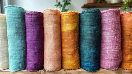 Vibrant Hand-Dyed Fabrics: A Collection of Exquisitely Colored Textiles