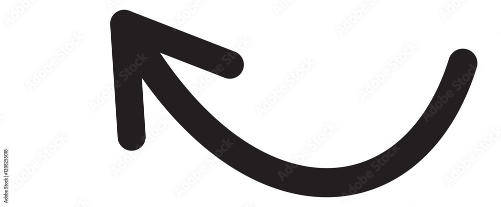 Aufkleber black long arrow icon . vector of trendy long arrow left and right in flat style arrow or web design