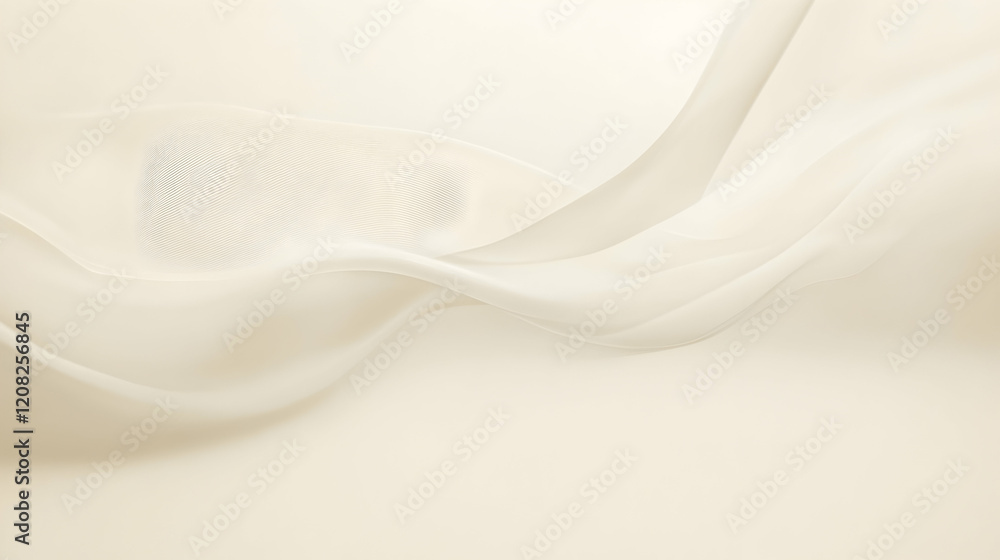 Poster fog rolling subtly into a solid light cream background, softly lit for a natural and smooth texture
