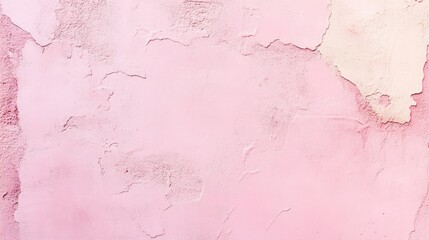 Fototapeta premium Textured pink pastel wall background with a soft vintage appearance ideal for design and artistic projects