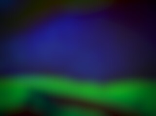 Not created by AI, abstract green blue background with glowing lines, dark green black wave neon with clouds, gold, green and shadow background radiation abstract blur backdrop. Colorful gradient