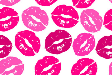 Hearts seamless background, Valentine pattern design. Trendy minimalistic hearts backdrop