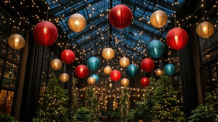 Enchanted Conservatory Christmas Lights