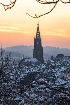 Winter in Bern, Schweiz